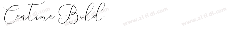 Centime Bold字体转换